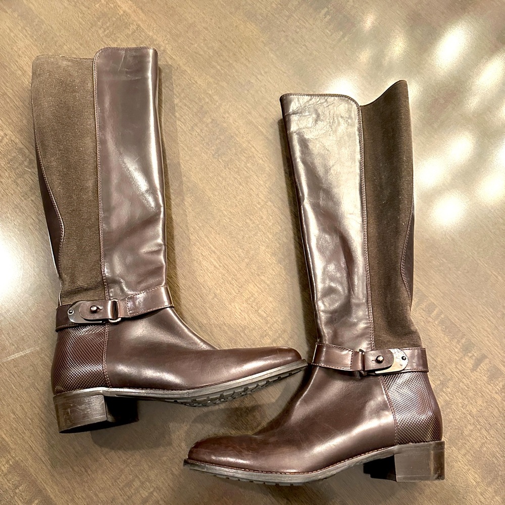 Brown Aquatalia Boots- size 6.5 NEW! waterproof!